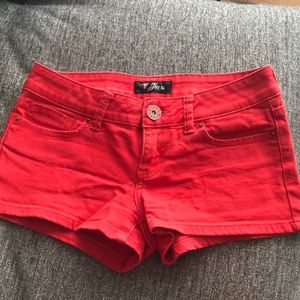 GUESS Red Jean shorts!